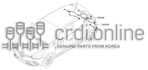 HARNESS-REAR BUMPER 24015-5533R 240155533R 24015 5533R