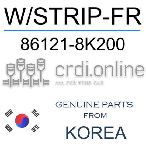 W/STRIP-FR [ORIGINAL] 86121-8K200 861218K200 86121 8K200