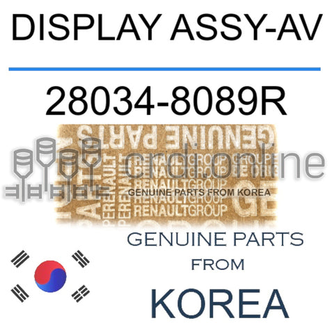 DISPLAY ASSY-AV [ORIGINAL] 28034-8089R 280348089R 28034 8089R