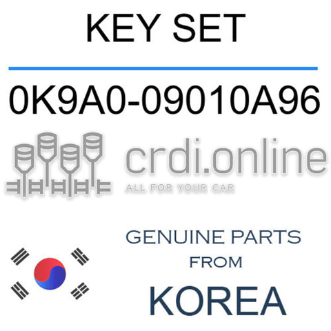 KEY SET [ORIGINAL] 0K9A0-09010A96 0K9A009010A96 0K9A0 09010A96