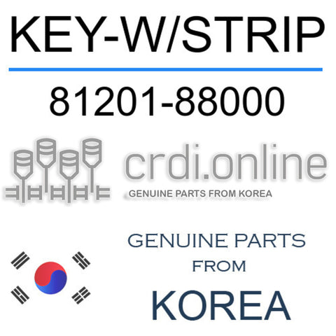 KEY-W/STRIP 81201-88000 8120188000 81201 88000