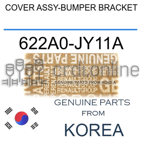COVER ASSY-BUMPER BRACKET [ORIGINAL] 622A0-JY11A 622A0JY11A 622A0 JY11A