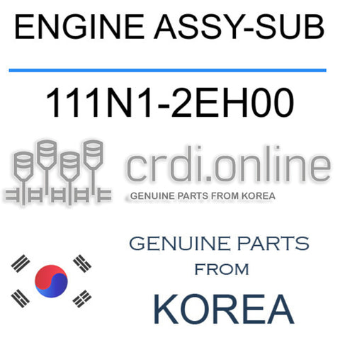 ENGINE ASSY-SUB [ORIGINAL] 111N1-2EH00 111N12EH00 111N1 2EH00