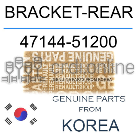 BRACKET-REAR [ORIGINAL] 47144-51200 4714451200 47144 51200