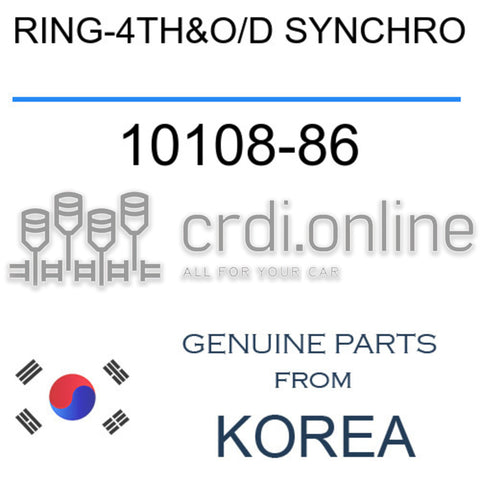RING-4TH&O/D SYNCHRO [ORIGINAL] 10108-86 1010886 10108 86
