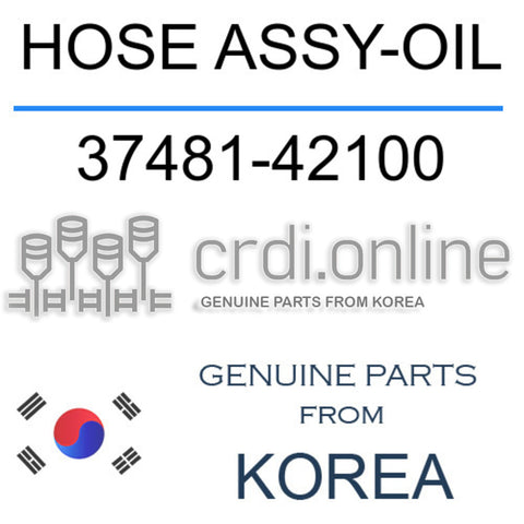 HOSE ASSY-OIL 37481-42100 3748142100 37481 42100