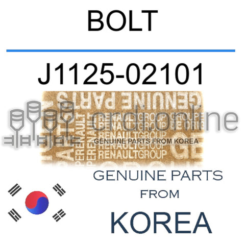 BOLT [ORIGINAL] J1125-02101 J112502101 J1125 02101