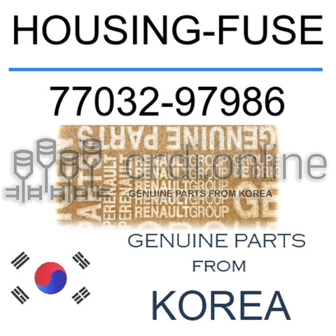 HOUSING-FUSE [ORIGINAL] 77032-97986 7703297986 77032 97986