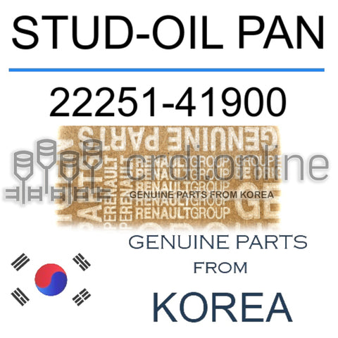 STUD-OIL PAN [ORIGINAL] 22251-41900 2225141900 22251 41900