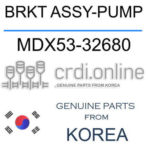BRKT ASSY-PUMP MDX53-32680 MDX5332680 MDX53 32680