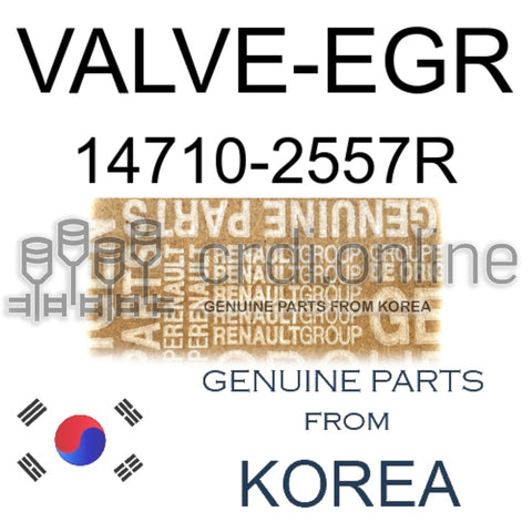 VALVE-EGR [ORIGINAL] 14710-2557R 147102557R 14710 2557R