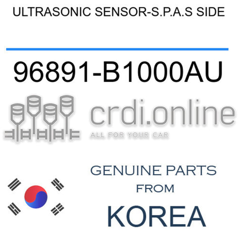 ULTRASONIC SENSOR-S.P.A.S SIDE 96891-B1000AU 96891B1000AU 96891 B1000AU