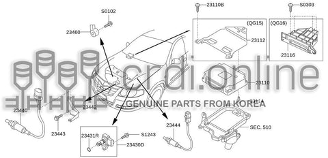 MODULE ASSY-ENGINE CONTROL 23110-43760 2311043760 23110 43760