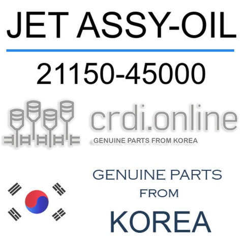 JET ASSY-OIL 21150-45000 2115045000 21150 45000