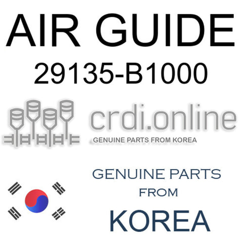 AIR GUIDE 29135-B1000 29135B1000 29135 B1000