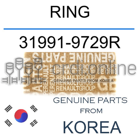 RING [ORIGINAL] 31991-9729R 319919729R 31991 9729R