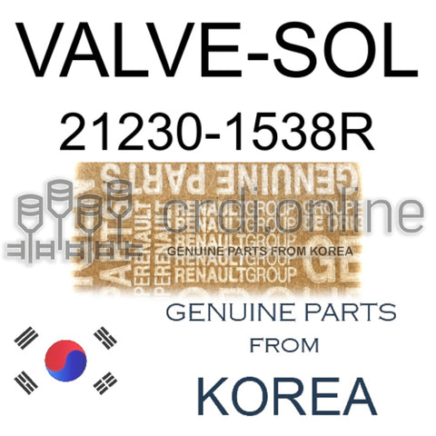 VALVE-SOL [ORIGINAL] 21230-1538R 212301538R 21230 1538R