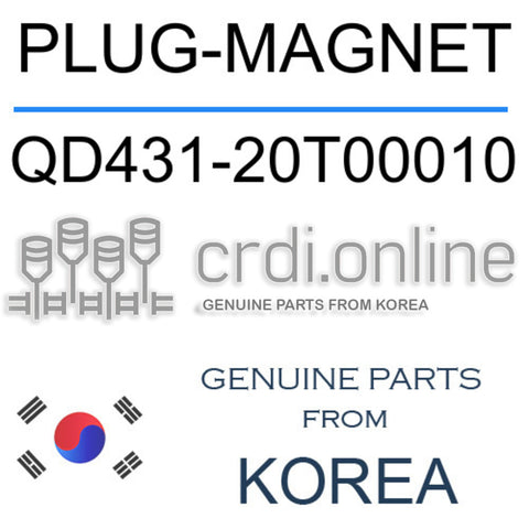 PLUG-MAGNET QD431-20T00010 QD43120T00010 QD431 20T00010