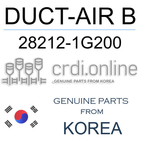 DUCT-AIR B 28212-1G200 282121G200 28212 1G200