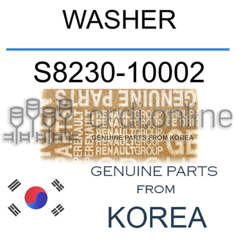 WASHER [ORIGINAL] S8230-10002 S823010002 S8230 10002