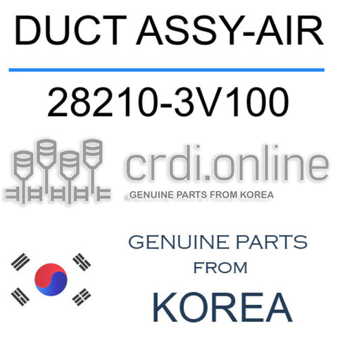 DUCT ASSY-AIR [ORIGINAL] 28210-3V100 282103V100 28210 3V100