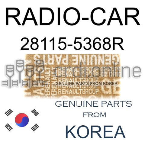 RADIO-CAR [ORIGINAL] 28115-5368R 281155368R 28115 5368R