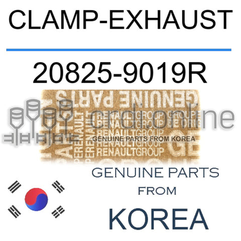 CLAMP-EXHAUST [ORIGINAL] 20825-9019R 208259019R 20825 9019R