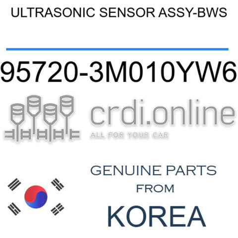 ULTRASONIC SENSOR ASSY-BWS 95720-3M010YW6 957203M010YW6 95720 3M010YW6