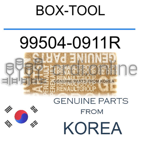 BOX-TOOL [ORIGINAL] 99504-0911R 995040911R 99504 0911R
