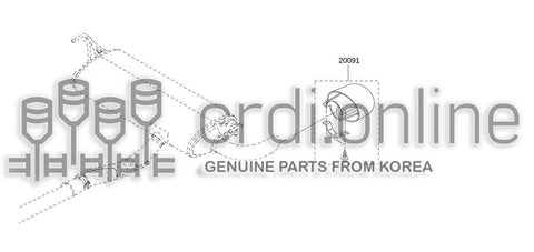 MOULDING-EXHAUST 77114-25865 7711425865 77114 25865