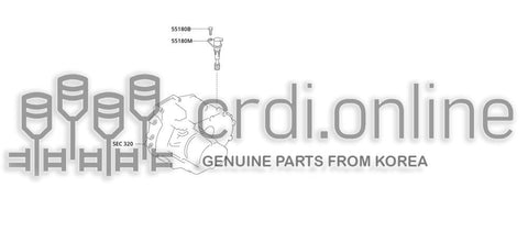 PINION ASSY-SPEEDOMETER 55180-51400 5518051400 55180 51400