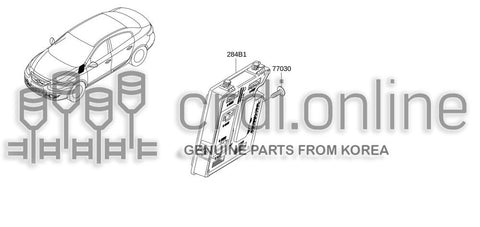 BODY CONTROL MODULE 284B1-2059R 284B12059R 284B1 2059R