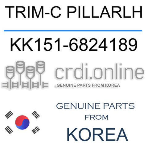 TRIM-C PILLARLH [ORIGINAL] KK151-6824189 KK1516824189 KK151 6824189