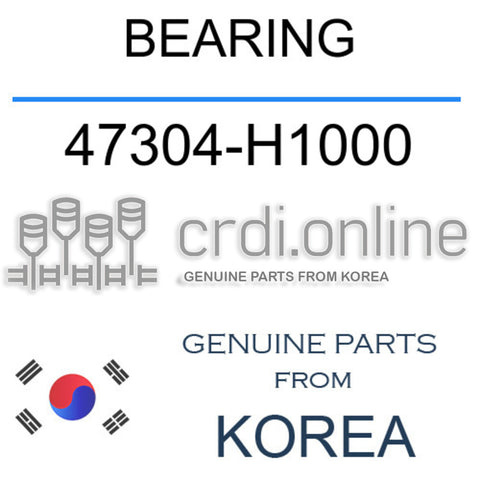 BEARING [ORIGINAL] 47304-H1000 47304H1000 47304 H1000