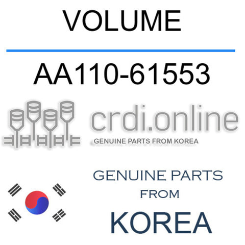 VOLUME [ORIGINAL] AA110-61553 AA11061553 AA110 61553