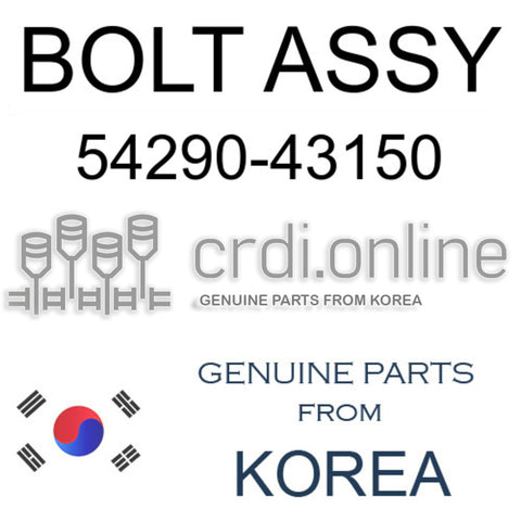 BOLT ASSY [ORIGINAL] 54290-43150 5429043150 54290 43150