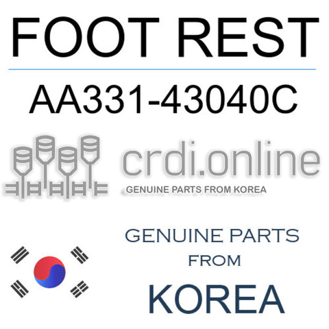 [ORIGINAL] FOOT REST AA331-43040C AA33143040C AA331 43040C