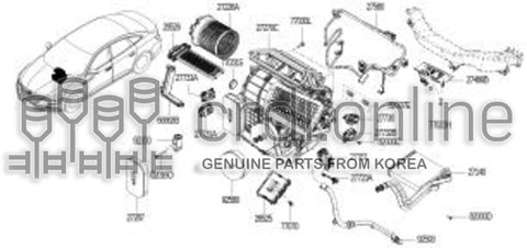 EVAPORATOR SENSER ASSY 27723-9760R 277239760R 27723 9760R