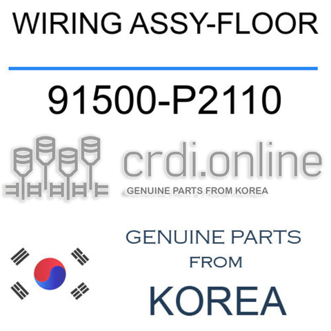 WIRING ASSY-FLOOR [ORIGINAL] 91500-P2110 91500P2110 91500 P2110