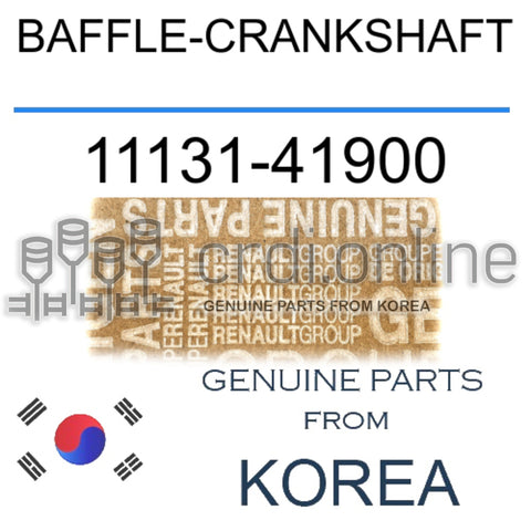 BAFFLE-CRANKSHAFT [ORIGINAL] 11131-41900 1113141900 11131 41900