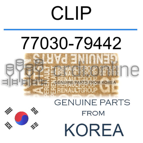 CLIP [ORIGINAL] 77030-79442 7703079442 77030 79442