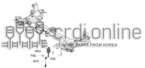 SEN-HEIGHT RR - PIVOT SCREW 53840-5806R 538405806R 53840 5806R