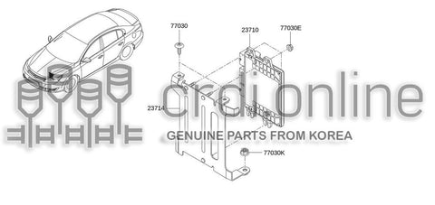 BRACKET-ECU 23714-0005R 237140005R 23714 0005R