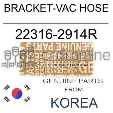 BRACKET-VAC HOSE [ORIGINAL] 22316-2914R 223162914R 22316 2914R