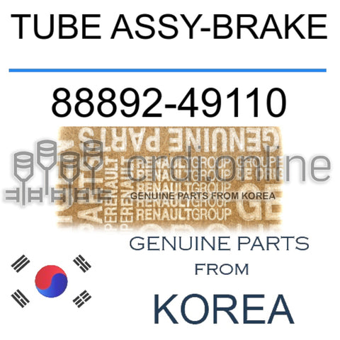 TUBE ASSY-BRAKE [ORIGINAL] 88892-49110 8889249110 88892 49110