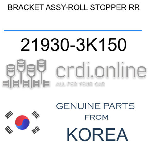 BRACKET ASSY-ROLL STOPPER RR 21930-3K150 219303K150 21930 3K150