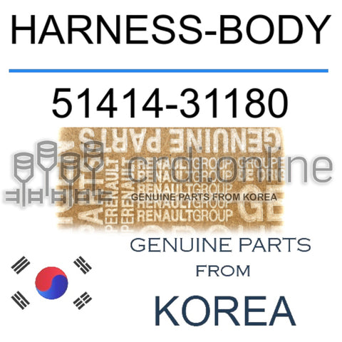 HARNESS-BODY [ORIGINAL] 51414-31180 5141431180 51414 31180