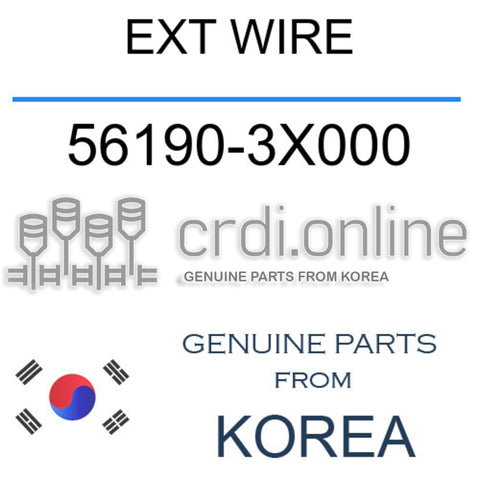 EXT WIRE 56190-3X000 561903X000 56190 3X000