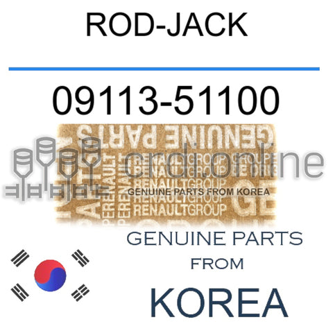 ROD-JACK [ORIGINAL] 09113-51100 0911351100 09113 51100