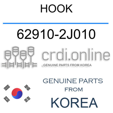 HOOK 62910-2J010 629102J010 62910 2J010